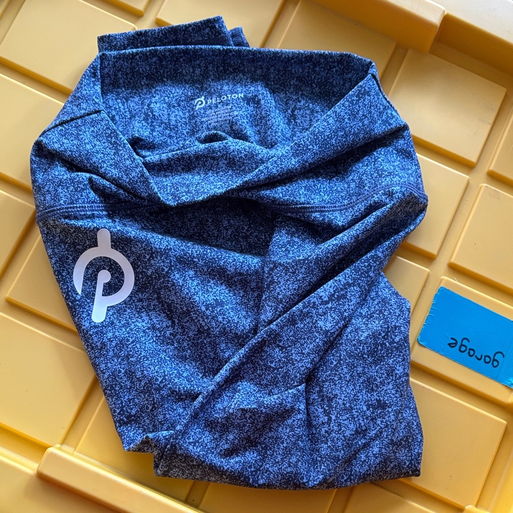 Peloton Heathered Blue Workout Leggings